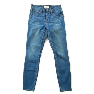Madewell 9" High-Rise Skinny Jeans in Hayes Wash Size 26 G7188